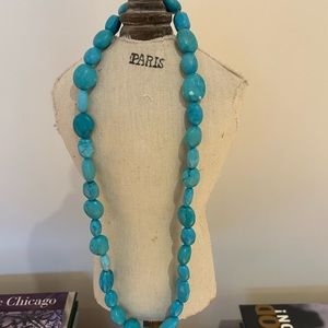 Touquoise chunky necklace